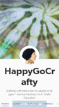 Mobile Screenshot of happygocrafty.com
